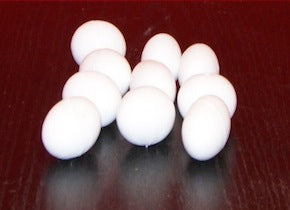 Plastic Eggs Solid (Pack of 20 Eggs)